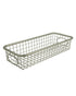Spectrum Avery Tray Basket Satin Nickel