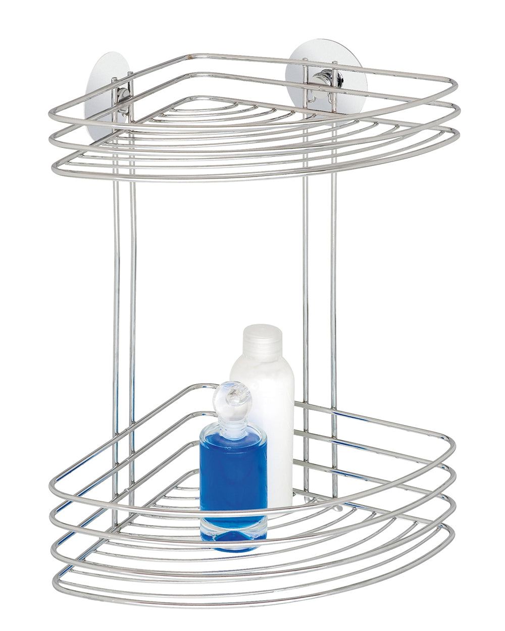 Wenko Turbo-Loc 2-Tier Corner Rack