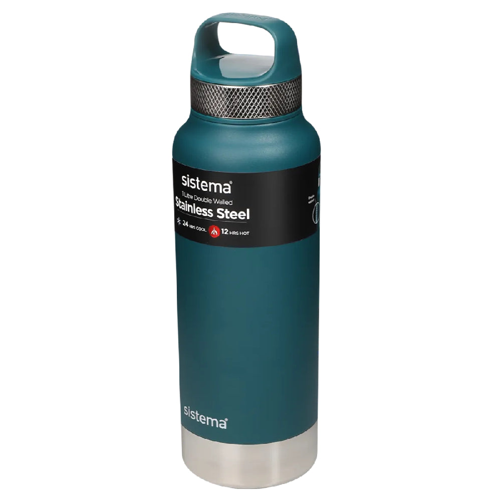 Sistema 1L Double Walled Stainless Steel Vacuum Insulated Bottle