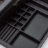 Wolf Roadster 10 pc Watch Box with Drawer Black Ebony Macassar