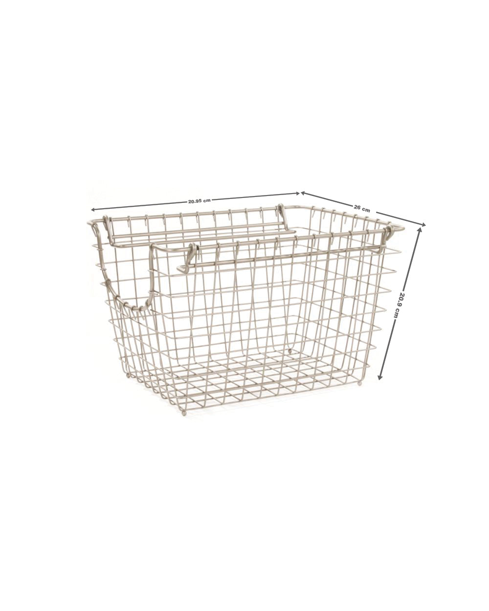 Spectrum Scoop Small Stacking Basket