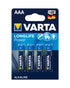 VARTA Longlife Power Pack of 4 AAA Batteries
