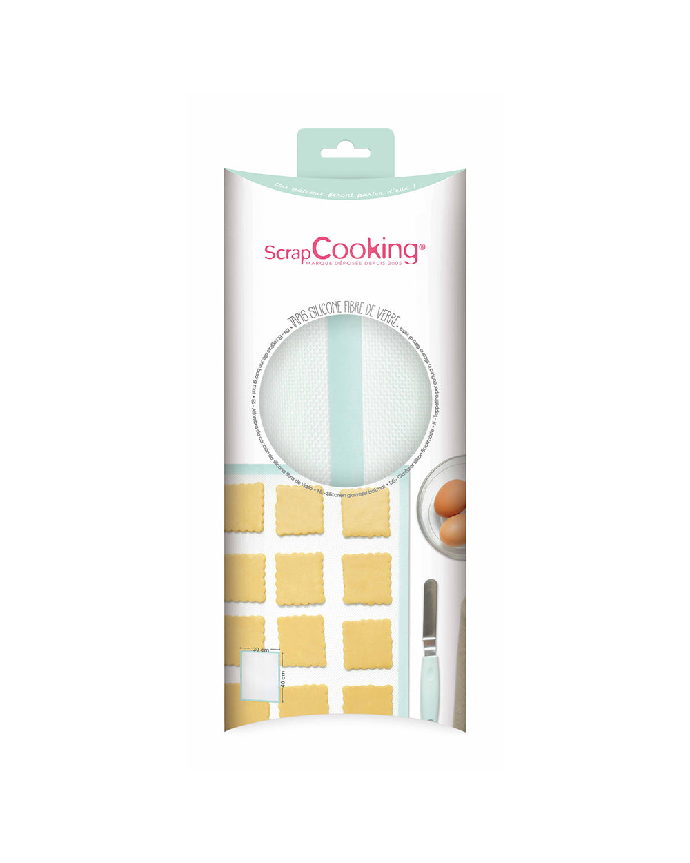 Scrapcooking Fibreglass Silicone Baking Mat 30 x 40 cm