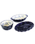 Temptations Floral Lace Side Series Set of 3 Piece Blue