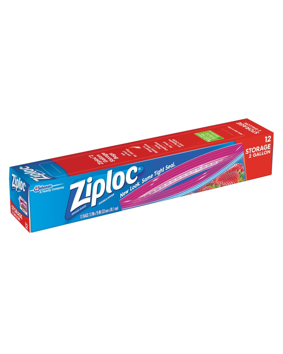 Ziploc 12 Count 2 Gallon Storage Bags