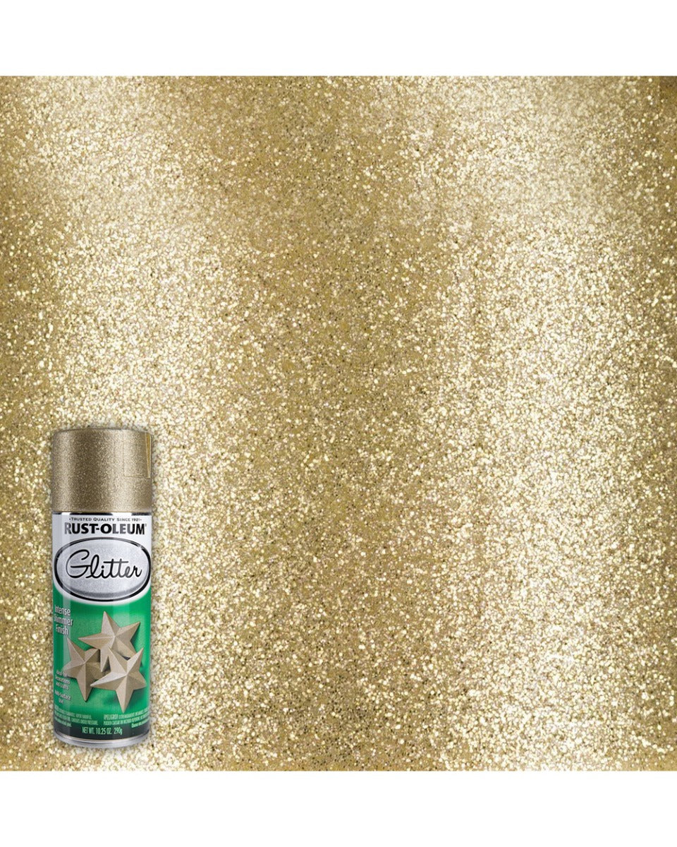 RustOleum Glitter Gold 10.25Oz