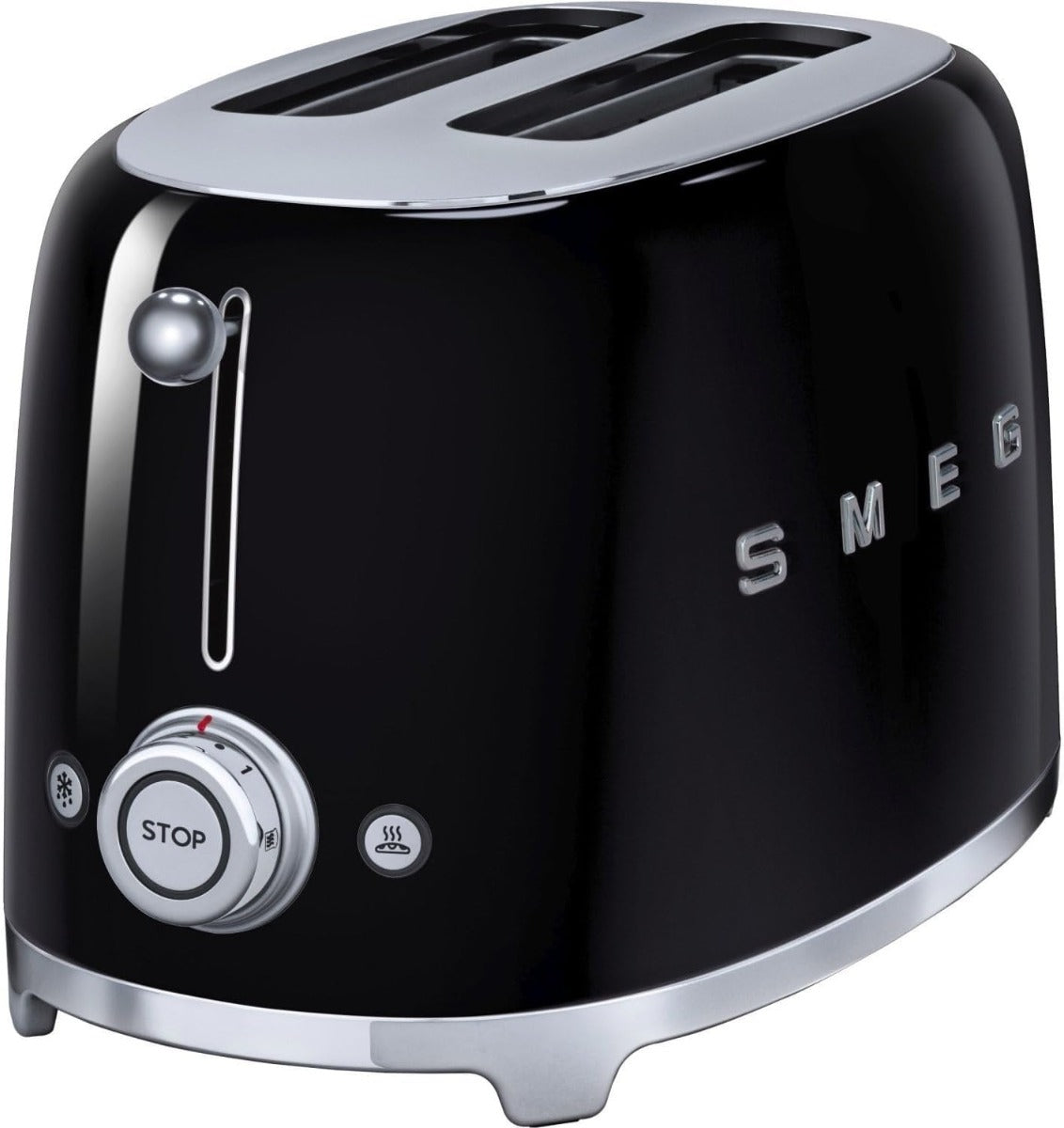 Smeg 2 Slice Toaster Black