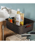Sterilite Short Weave Basket Espresso