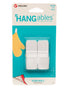 VELCRO HANGables Removable Small Wall Hooks 2 Count White