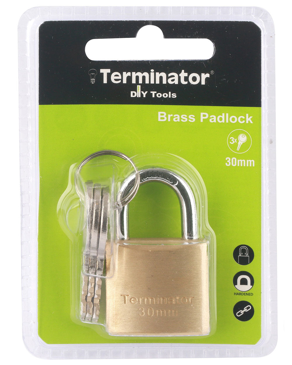 Terminator brand Brass Pad Lock 30mm Replacement Of TPL 7730