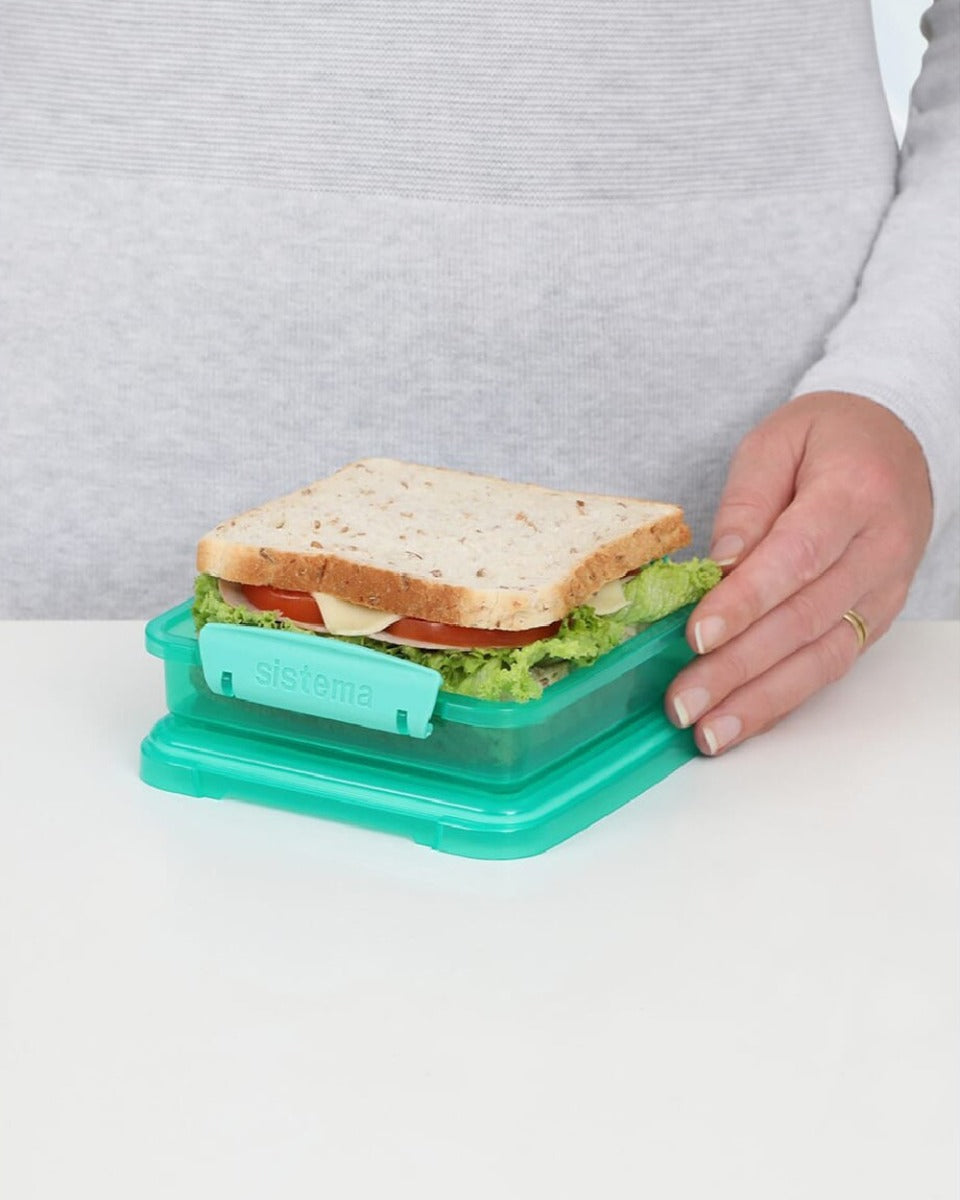 Sistema Sandwich Box 450ML Teal