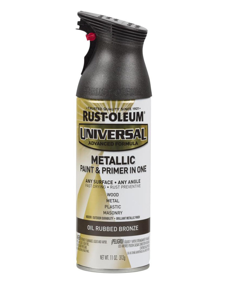 RustOleum Universal All Surface Spray Paint 11Oz Oil Metallic Rubbed Bronze