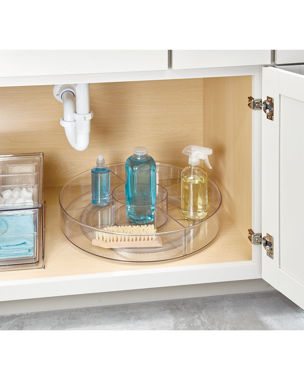 The Home Edit Under Cabinet Spinner 18 inch Clear