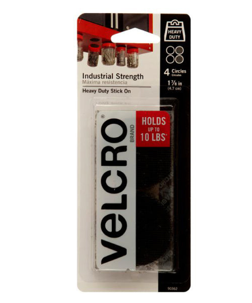Velcro Coin 1-7/8 Inches Black