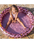 Swim Essentials Rose Gold Leopard Printed Children's Pool 100cm 2 Rings