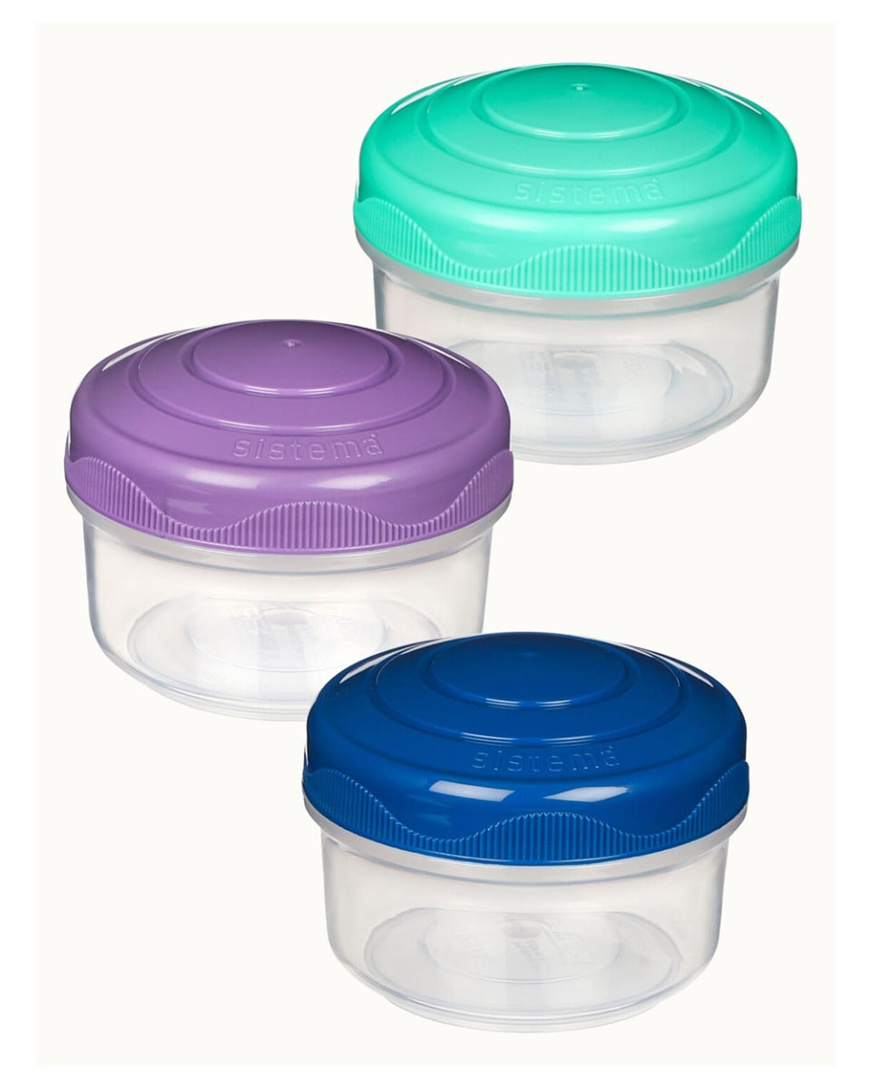 Sistema Mini Bites To Go 3 Pack 130ML