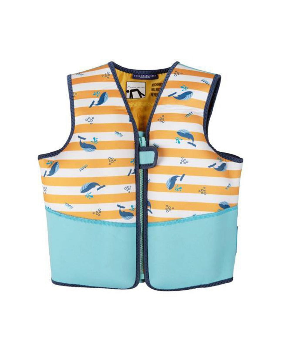 Swim Essentials Yellow-White Whale Swimming Vest 4-6 years