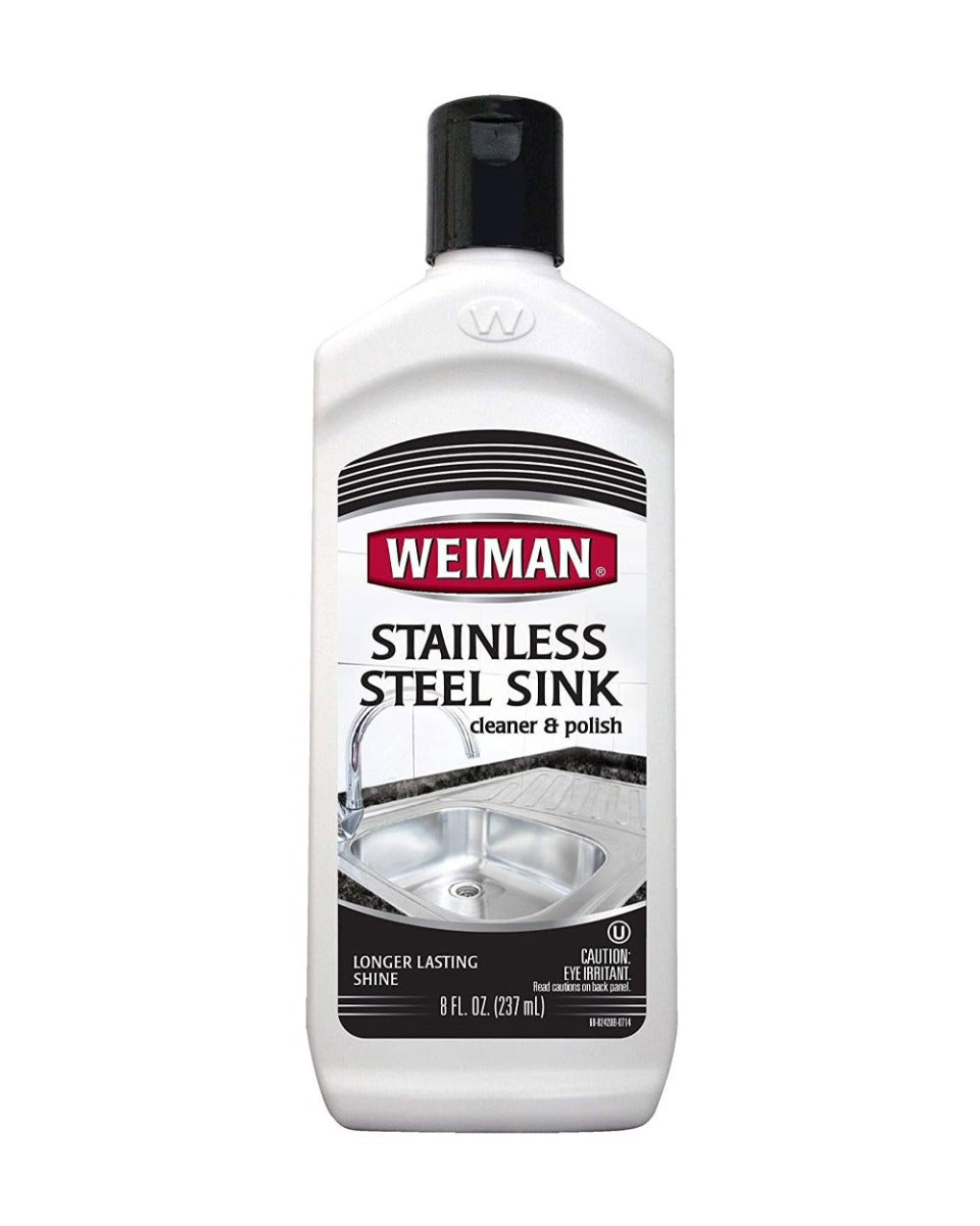 Weiman 8Oz Stainless Steel Sink Cleaner