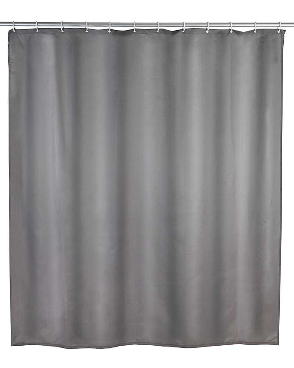 Wenko Shower Curtain 180 x 200 cm Grey Anti Mould