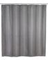 Wenko Shower Curtain 180 x 200 cm Grey Anti Mould