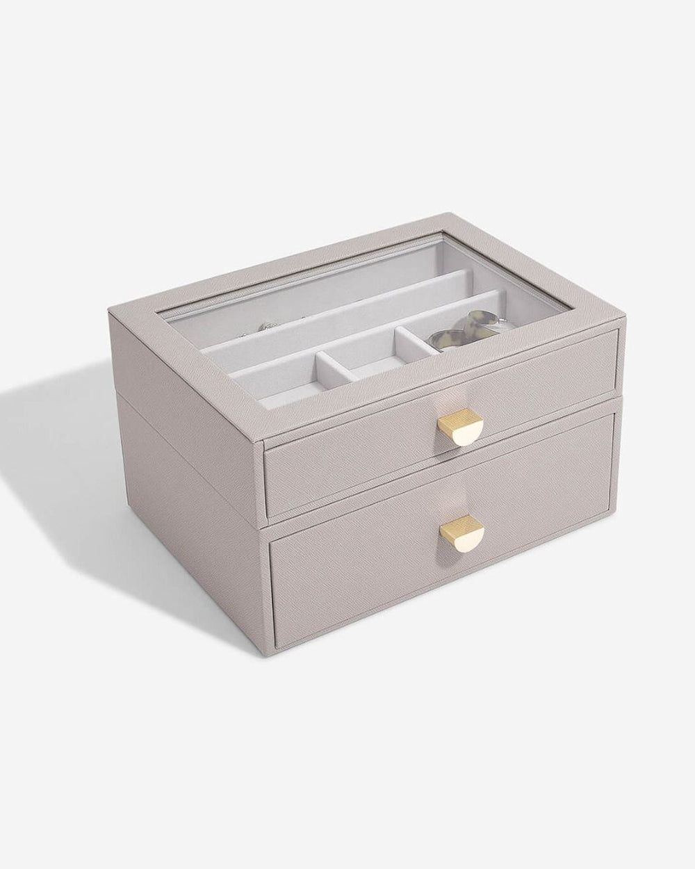 Stackers Taupe Classic Drawer Set of 2