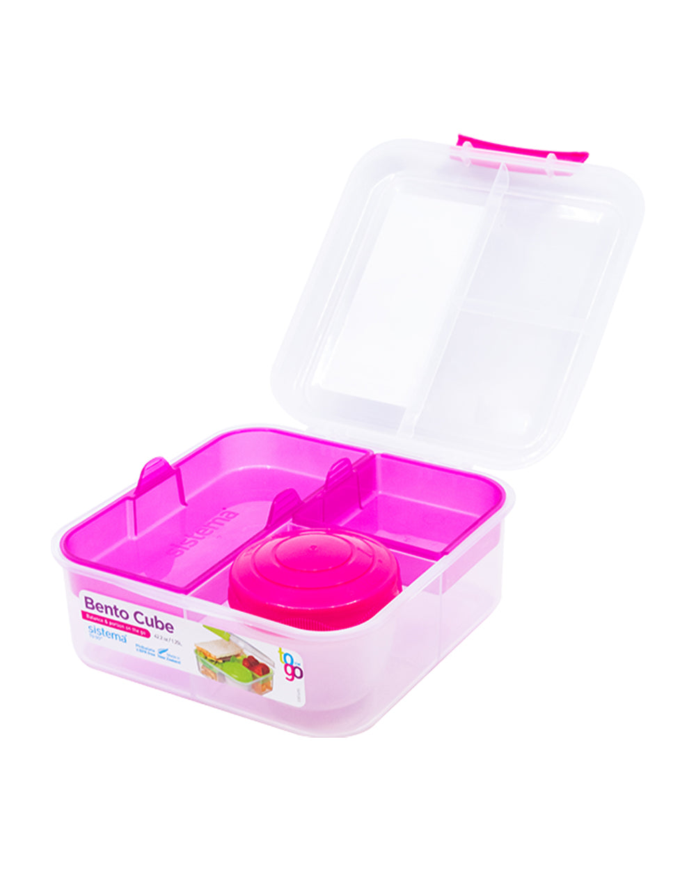 Sistema Bento Cube Pink 1.25L