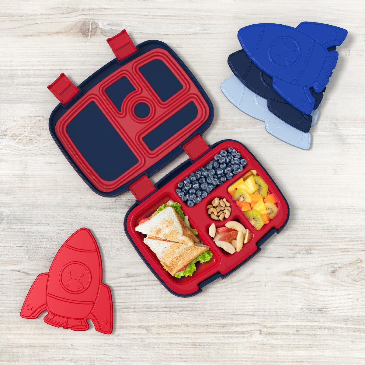 Bentgo Buddies Reusable Ice Pack 4 Pack Rocket