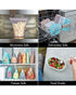 Zip Top 16oz Reusable Silicon Food Storage Small Bag Dish Frost