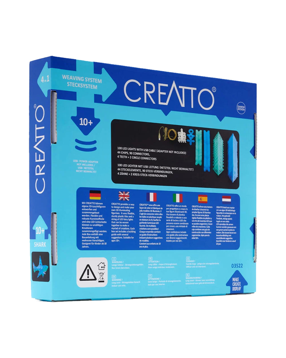 Thames & Kosmos Creatto Shark Light-Up Crafting Puzzle Kit