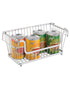 Interdesign York Lyra 12 inch Open Basket Silver Set of 2