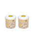 Homesmiths Pop-up 700ML Round Food Container Set of 2