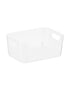 Homesmiths Storage Box 3 Pieces Small & 3 Pieces Medium Set Clear