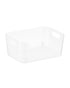 Homesmiths Storage Box 3 Pieces Small & 3 Pieces Medium Set Clear