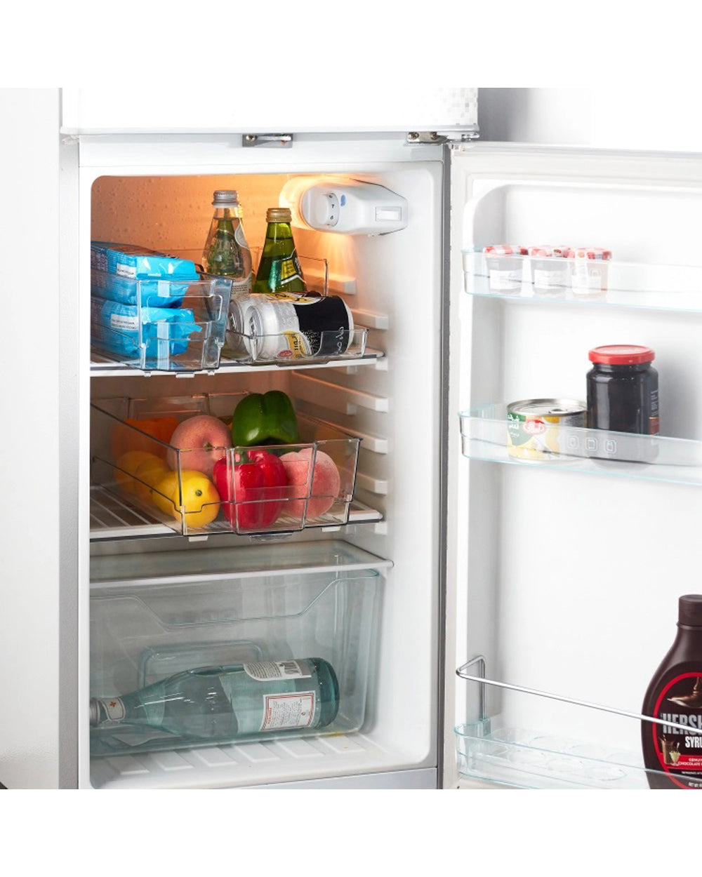 Homesmiths Fridge Bin Small 32 x 15.5 x 9 cm Set of 3
