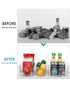 Homesmiths Fridge Bin Narrow 37.5 x 11 x 10 cm Set of 3