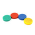 Magnetic Rubber Discs 0.25 inch Pack of 4 Assorted