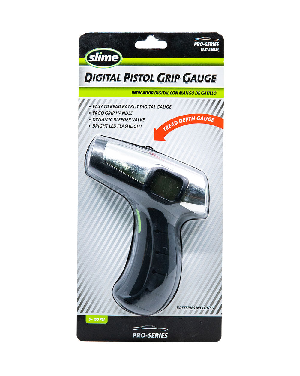 Slime Digital Pistol Grip Tire Gauge