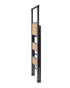 Wenko Folding 3 Step Aluminum Ladder Black