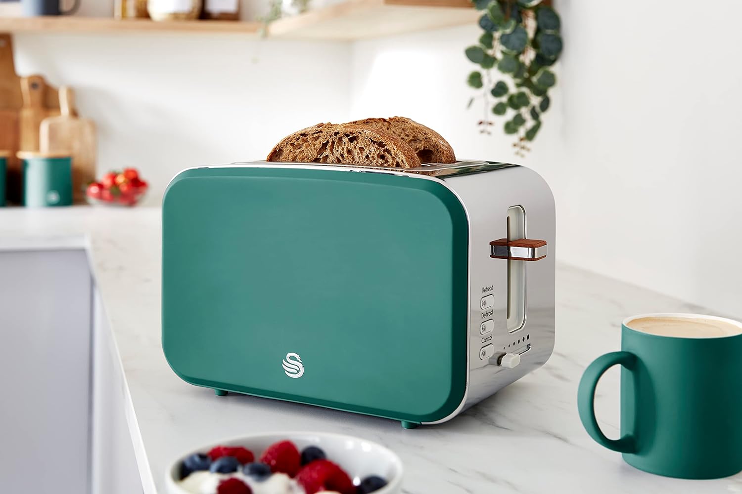 Swan Nordic Toaster 2 Slice Blue