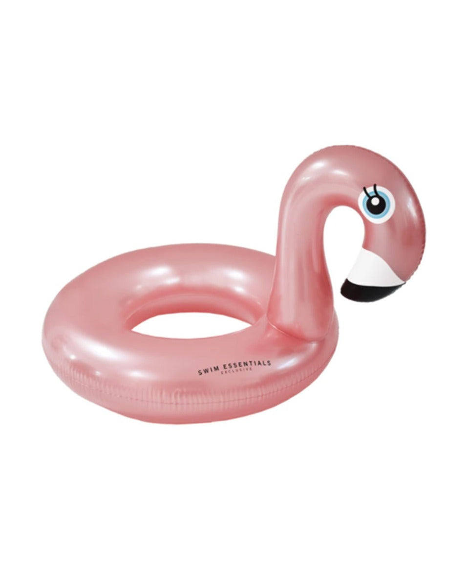 Swim Essentials Rose Gold Flamingo Swimring 95cm
