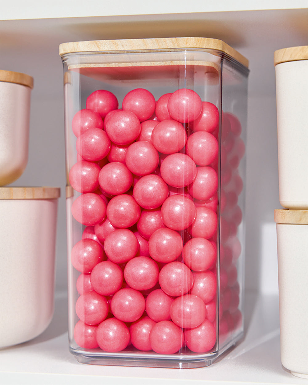 Rosanna Pansino  Recycled Plastic Canister with Wood Lid 18.2 Cups