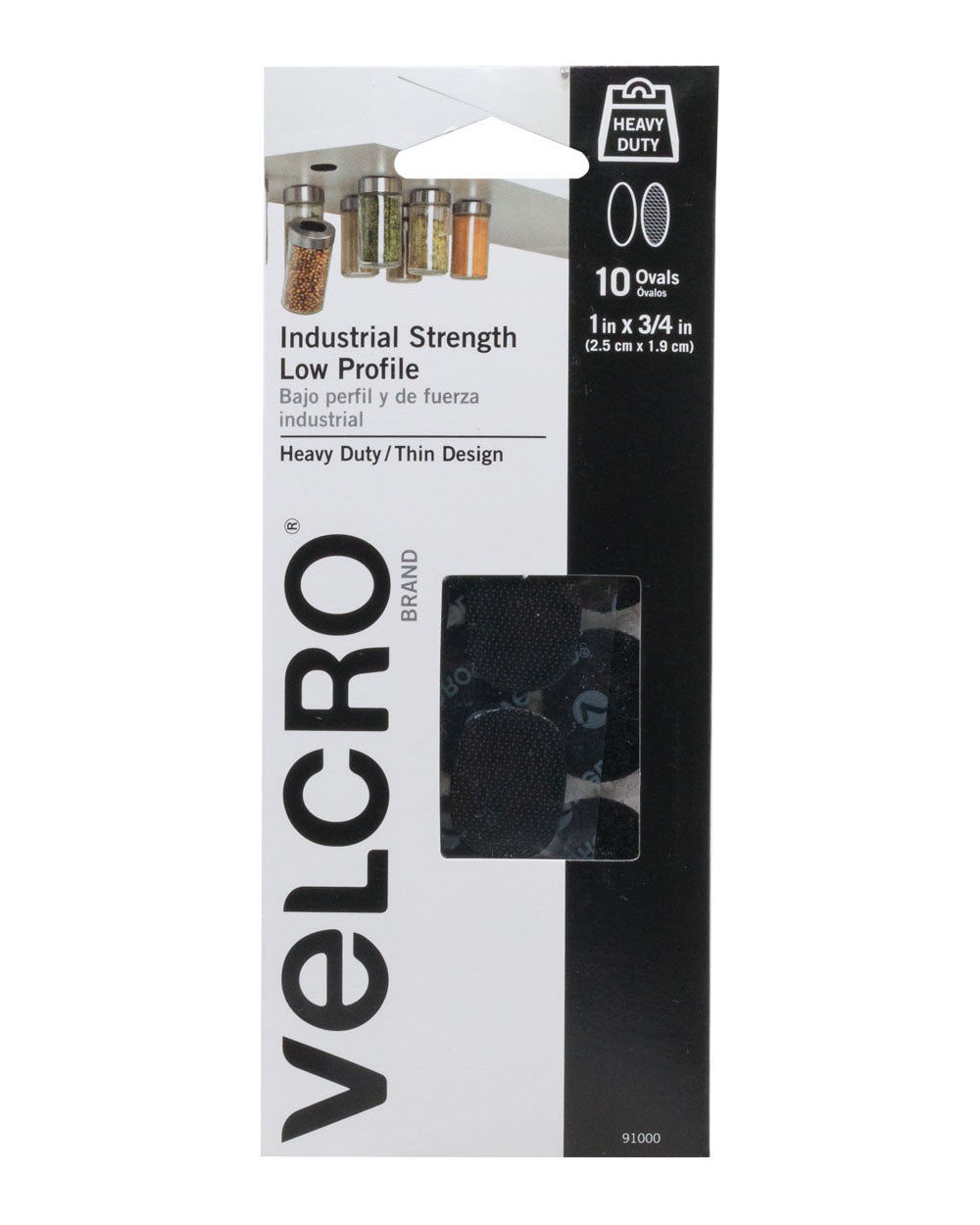 Velcro Pack of 10 Black Velcro Squares