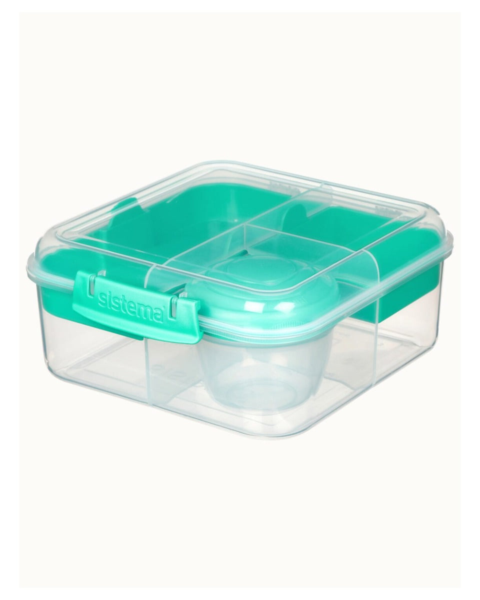 Sistema 1.25 Liter Bento Cube To Go Teal