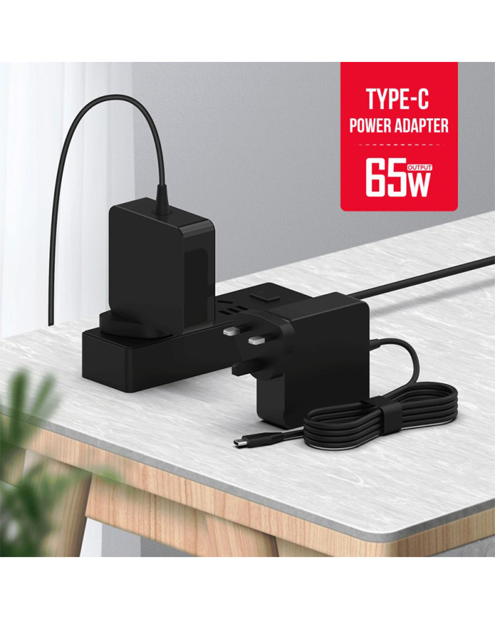 Trands Type C 65W Power Adapter TR-AD1278