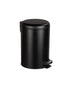 Wenko Pedal Bin Leman Black, Easy-Close 12 Liter