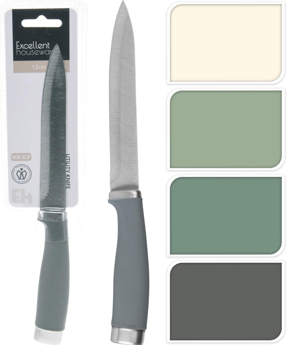 Homesmiths Utility Knife 13cm Assorted 1 Piece