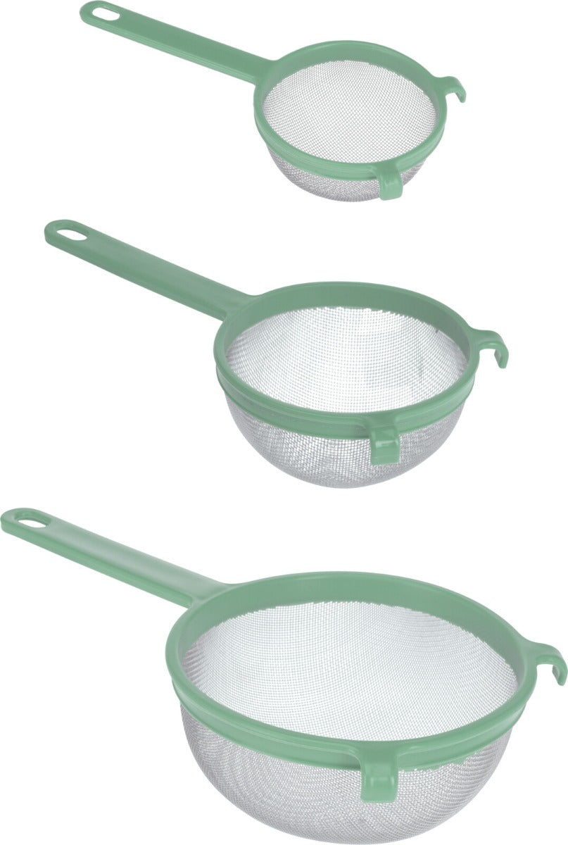 Homesmiths Strainer Set 3 Pieces 3 Assorted Color