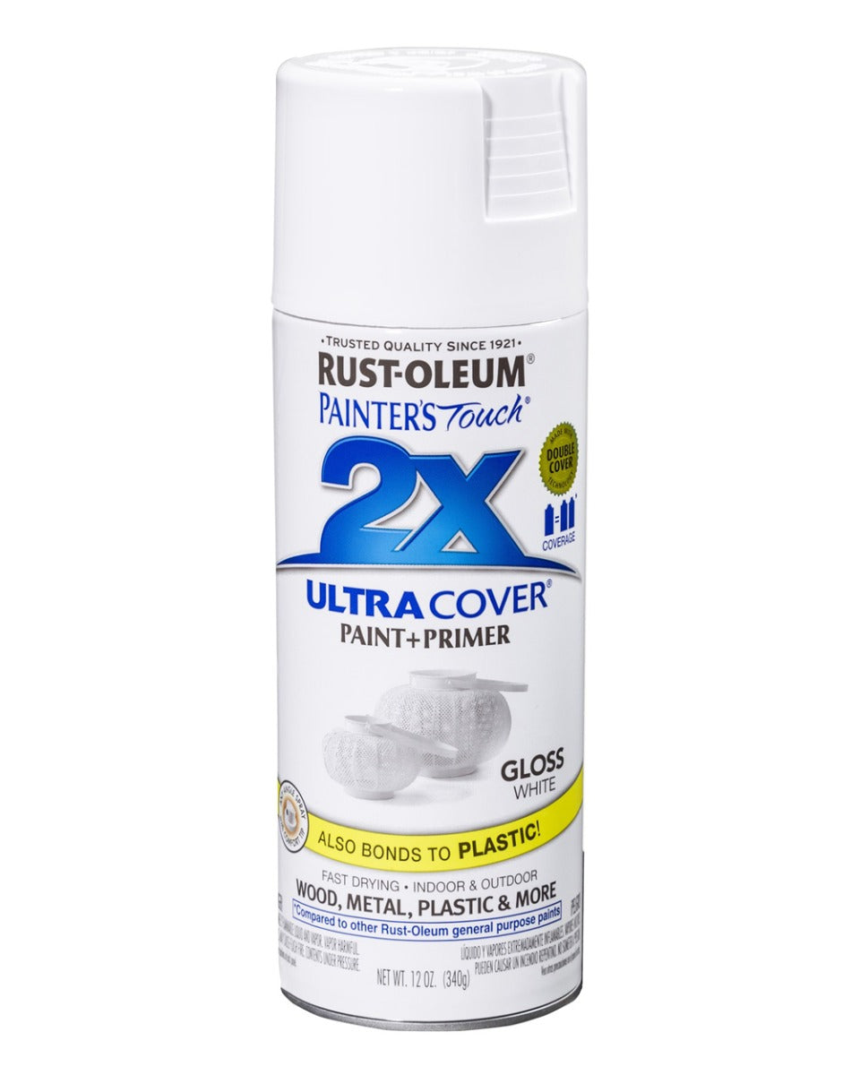 RustOleum PT 2X Ultra Cover Gloss White 12Oz