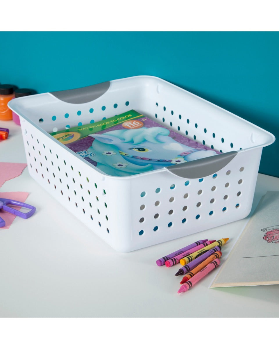 Sterilite Med White Ultra Basket