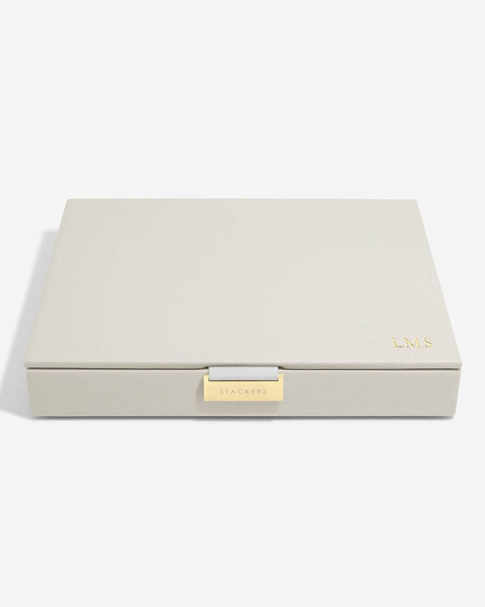 Stackers Classic Jewellery Box with Lid Oatmeal